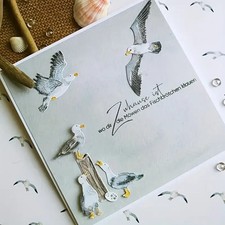 5 Möwen Metall Stanzformen