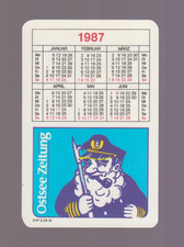 DDR-Taschenkalender "Ostsee-Zeitung-Rostock" 1986/87