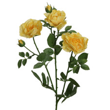 künstlicher Rosenzweig gelb