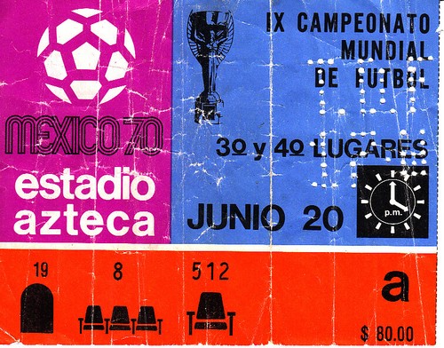 Ticket 1970 mexiko - ticket,