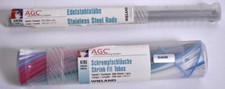 Wieland AGC Edelstahlstäbe mit Schrumpfschläuche, Stainless Steel Rods, Dental
