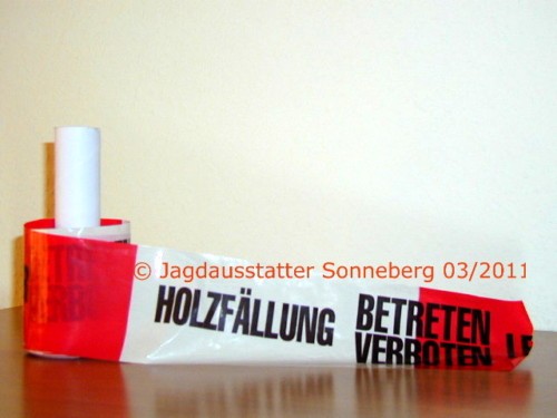 Folien absperrband warnband - folien-,