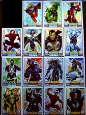 Topps HERO ATTAX Serie 1 - Marvel Captain America/Thor RAINBOWFOIL Regenbogen