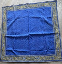 tischdecke provence 130x 130cm breite Bordüre aus Baumwolle Dick Mehrlagig Bouti