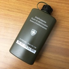 Orig. Schweizer Armee ABC-Selbstschutz Dekontaminierung Entgiftungsmittel, 1994
