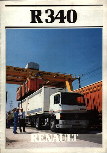 Prospekt lkw renault 340 - renault, 9