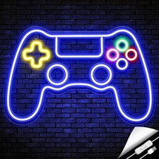 Gaming Controller Neon LED Gaming Room Deko Schild Wand Schlafzimmer Lampe DHL
