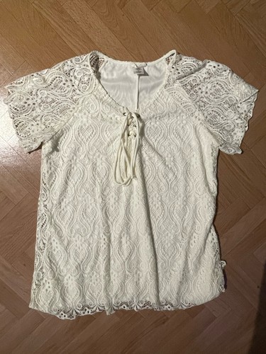 Damen bluse mit spitzen - bluse,