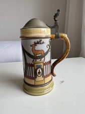 Antiker bierkrug mit deckel - antiker,