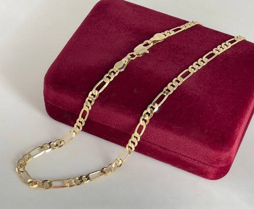Luxus goldkette damen - goldkette, figaro