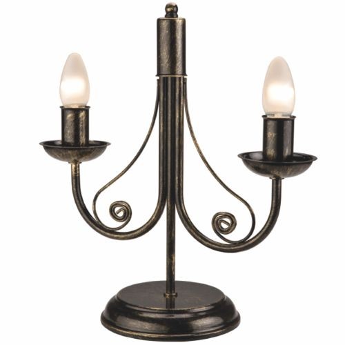 Schwarze tischlampe kelsie - tischlampe,