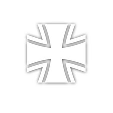 Bundeswehr Kreuz Weiss Logo