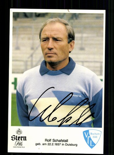 Rolf schafstall autogrammkarte - rolf,