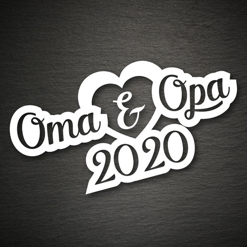 20104 oma opa - opa, aufkleber