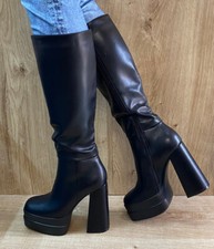 Damen Stiefel Plateau High