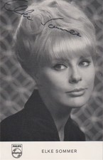 ELKE SOMMER Original Autogramm