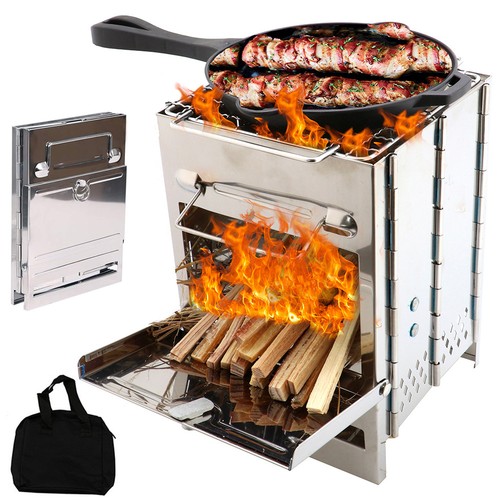 Campinggrill klappbar holzofen - campinggrill,