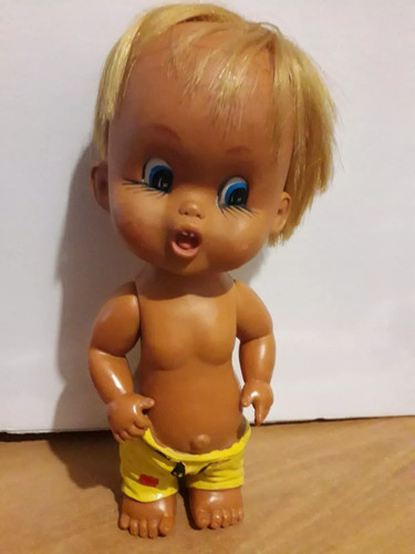 Vintage gummi puppe frech - gummi,