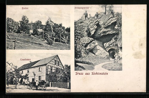 Ansichtskarte lichtenstein - ansichtskarte,