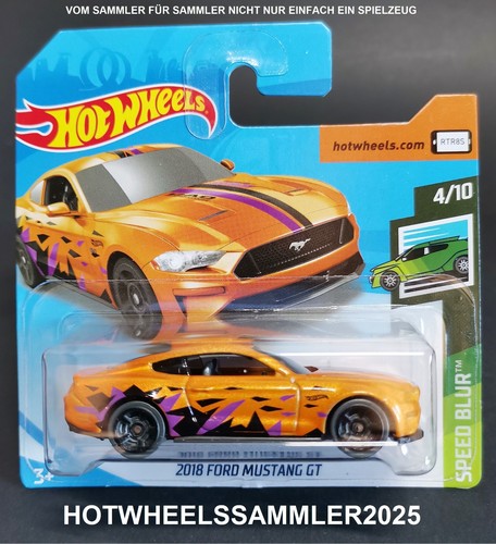 Hot wheels 2018 ford mustang - hot,