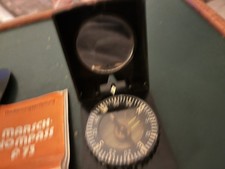 ORIGINAL NVA MARSCHKOMPASS F73 MIT ZUBEHÖR ARMEE OUTDOOR DDR KOMPASS NEUWERTIG