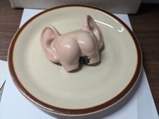 Porzellan Teller -Hintern mit