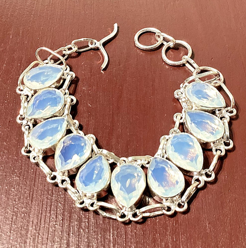 Milchopal edelstein armband - milchopal,