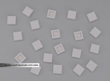 20 x LEGO® STEINE 1 x 1 NOPPEN GLATT FLIESE FLIESEN 3070 NEU WEISS