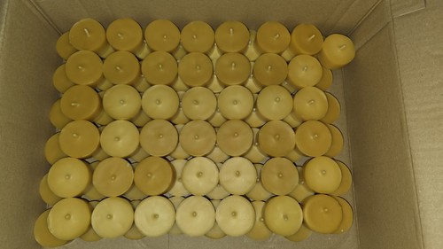 Teelichter aus 100 reinem - teelichter,