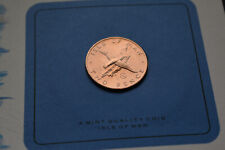 ISLE OF MAN 2 Pence 1979 Bird Manx Shearwater Coin Card 50 IOM ☆Nice☆
