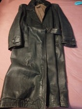 Alter Bergfreund Ledermantel Wehrmacht Motorrad Mantel ????