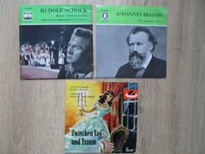 3 x Single R. Schock HYMNE, ZWISCHEN TAG UND TRAUM, Brahms VIER UNGARISCHE TÄNZE