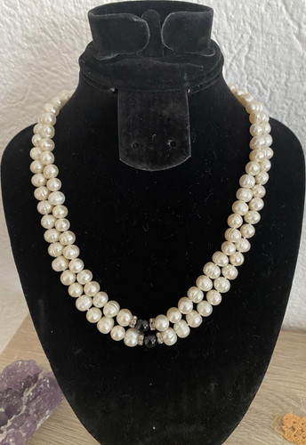 Vintage perlenkette - vintage,