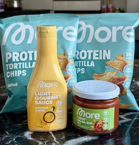 More protein tortilla chips - more,