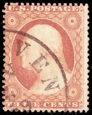 Scott 26A-The 1857 Three Cent
