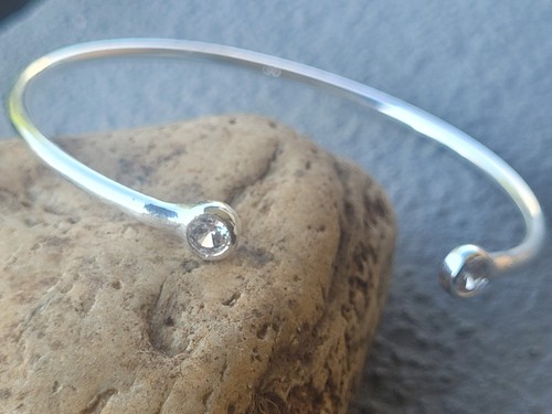 925 sterling silber armreif - sterling,