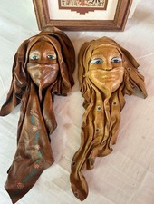 Wandmaske Beduinin Leder