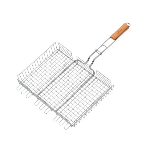 Grillrost mit holzgriff - mit,