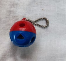 Tupperware Kombi-Ball Schlüsselanhänger Sammler RARITÄT Blau-Rot
