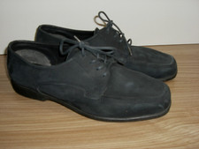 Ecco Mokassins Gr. 40, Wildleder, dunkelblau, guter Zustand, Latex Sohle