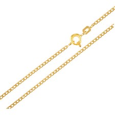 Echt Weiß - und Gelbgoldkette