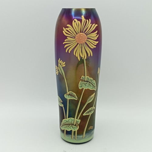 Jugendstil glas vase - jugendstil,