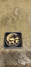 China , 2006 , 10 Yuan , 1 Unze Silber , Panda mit Goldapplikation