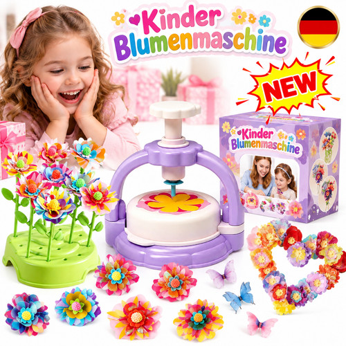 Blumenpresse bastelset präge - blumenpresse,