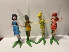 Disney Fairies Elfen Bullyland 4 x Figur Tinker Bell und 3 Elfen ca. 12 cm Top