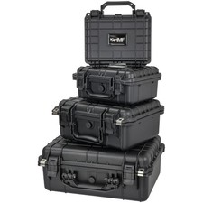 HMF Outdoor-Fotokoffer wasserdicht, Waffenkoffer mit Rasterschaumstoff, ODK100