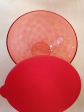 Tupperware Schüssel Diamant  2 l Rot mit Deckel
