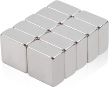 10 Stück Rechteckig Neodym Magnete 10x10x5mm für Pinnwand Kühlschrank