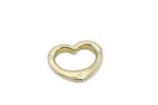 750 Gold Herzanhänger – 18K Gelbgold massiv – Echtgold Herz Schmuck