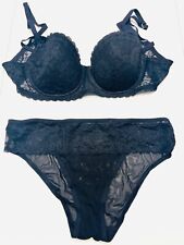 Dessous Set schwarze Spitze